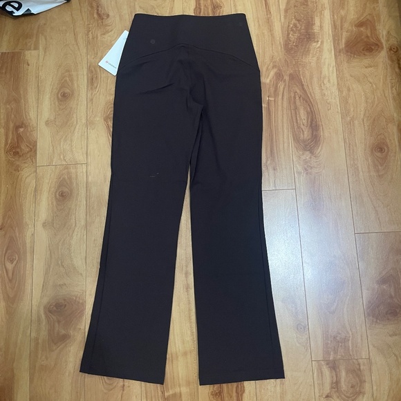 Lululemon Women Smooth Fit Pull On HR Pant Size 6 Espresso Brown New WIth Tag - Picture 2 of 8